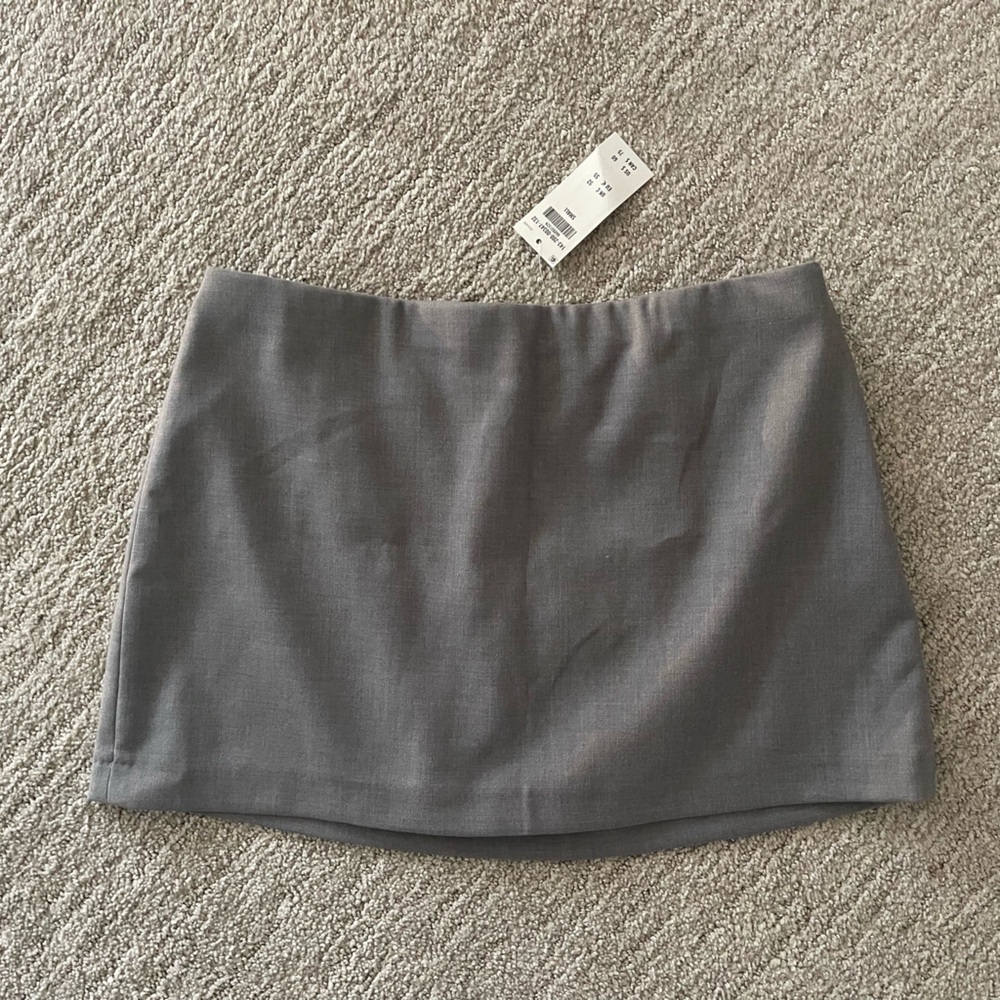 Abercrombie & Fitch Charcoal Gray Scarlett Mini Skirt / Skort size small